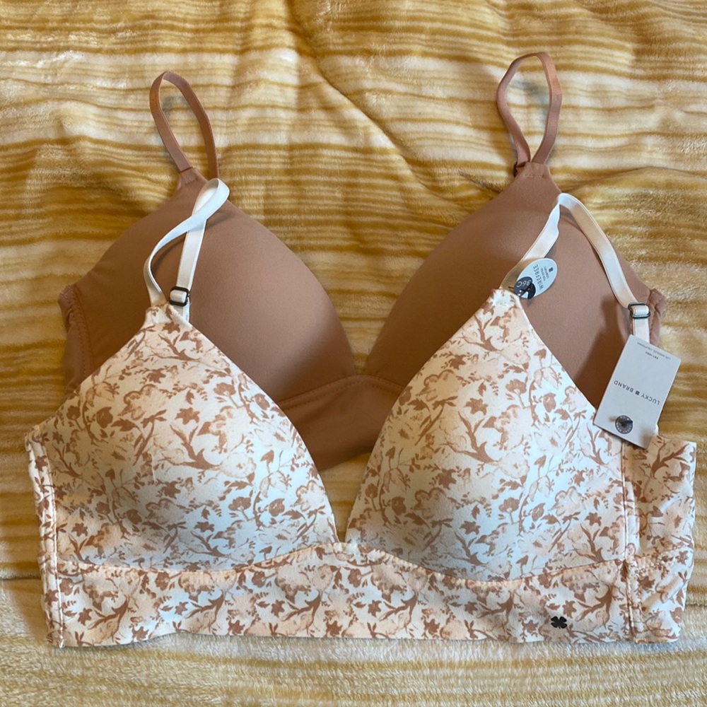 Lucky Brand 🍀 2 pack bras. Size 36c. NWT